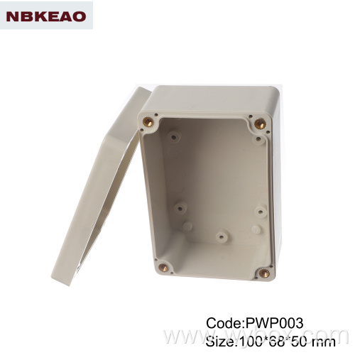 Plastic waterproof box closed by metal screws outdoor enclosure waterproof cable junction boxes network plastic enclosure